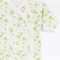 Preemie Sleepsuit, Apple Floral, Premium 100% Organic Cotton Tiny & Small