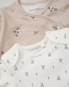 Organic 5 Piece Layette Set "Wild Flowers" Set HomeGrown Baby 