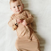 Baby Sleeping Bag / Gown - Sandstone Sleeping Bag Goumikids 