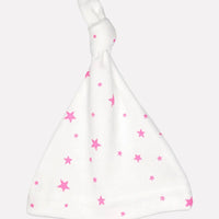 Pink Stars Knotted Premature Baby Hat Hat Little Mouse Baby Clothing & Gifts 