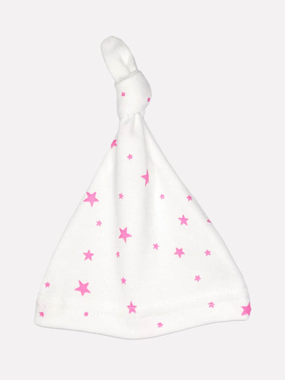 Pink Stars Knotted Premature Baby Hat Hat Little Mouse Baby Clothing & Gifts 