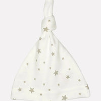 Cream Grey Stars Knotted Premature Baby Hat Hat Little Mouse Baby Clothing & Gifts 