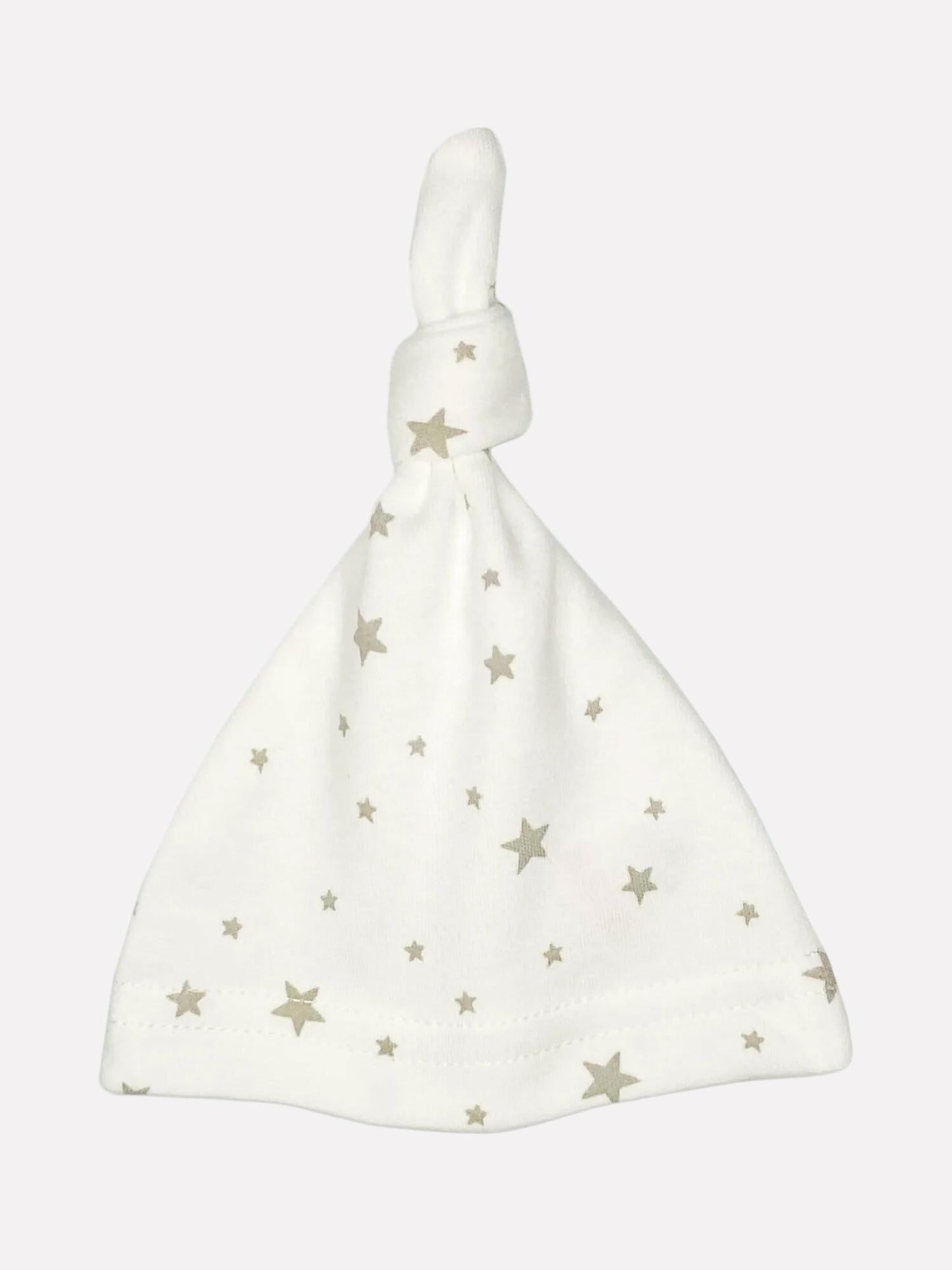 Cream Grey Stars Knotted Premature Baby Hat Hat Little Mouse Baby Clothing & Gifts 