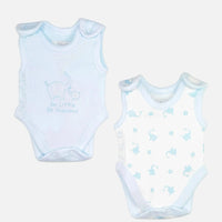 2 Pack Incubator Vests - Blue Elephant & Star Tiny Tots