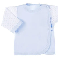 Early Baby Wraparound Top, Blue EEVI