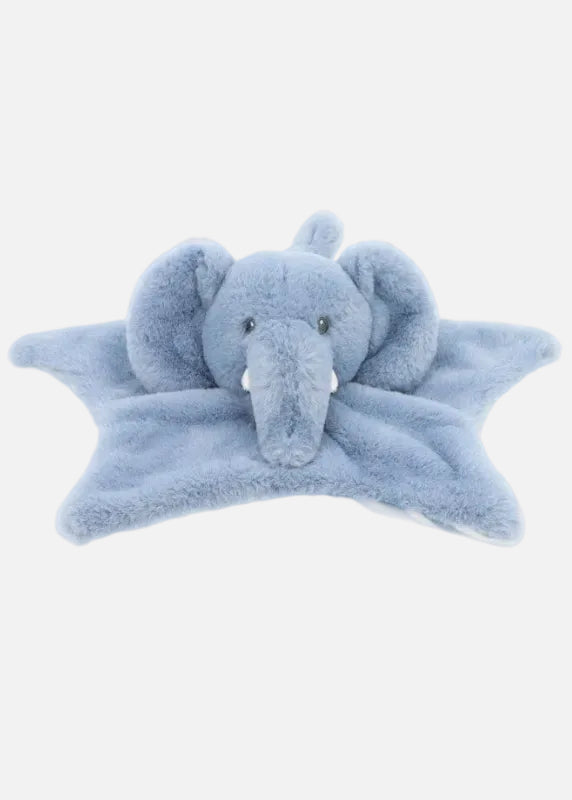 Cuddly Elephant Blanket 32cm - 100% Recycled Comforter Keel Toys 