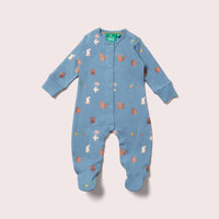 Little Green Radicals Woodland Folk Organic Premature Baby Babygrow