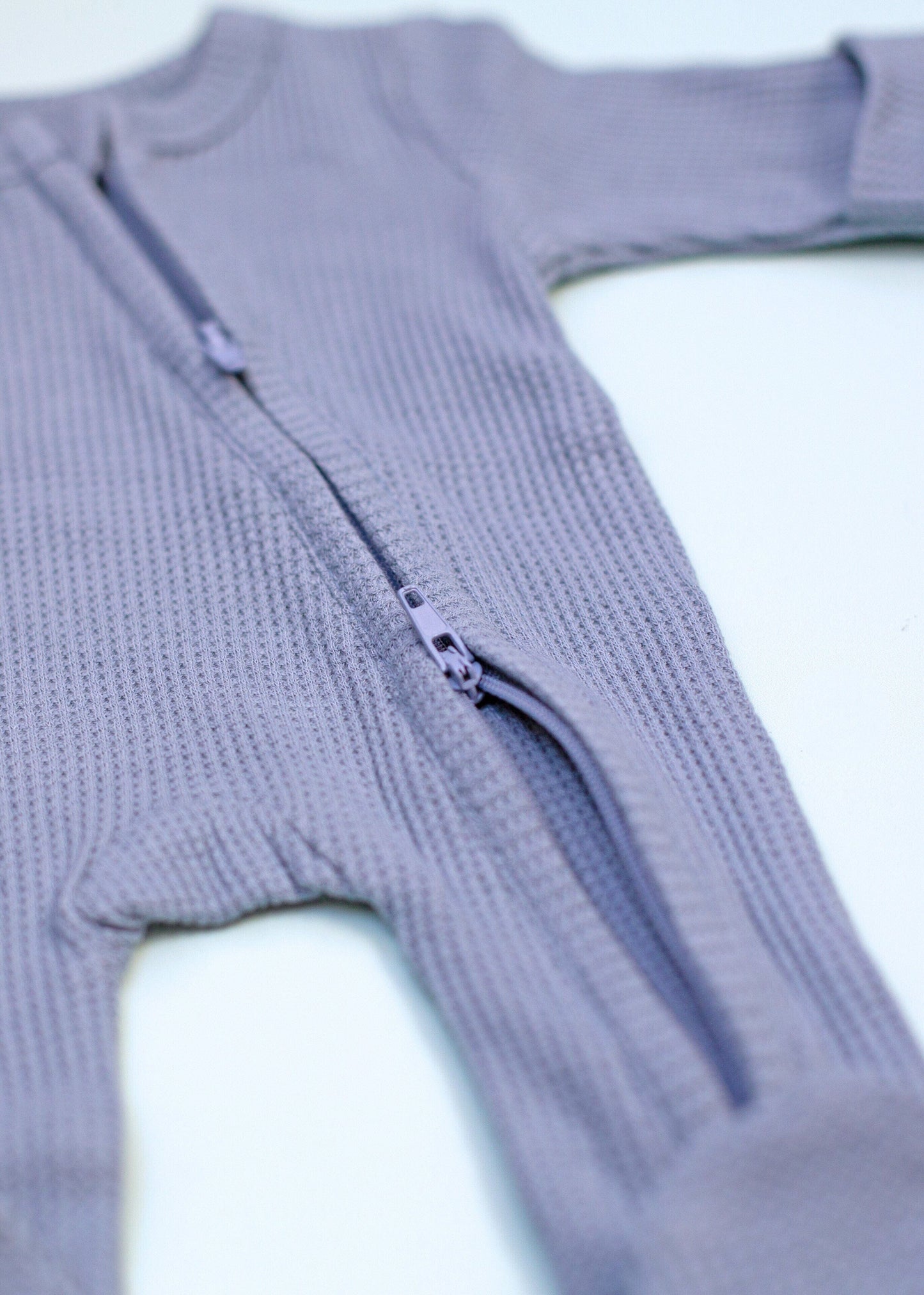 Zipped Premature Baby Sleepsuit, Fold-Over Mitts - Blue Sleepsuit / Babygrow Little Dreamer 