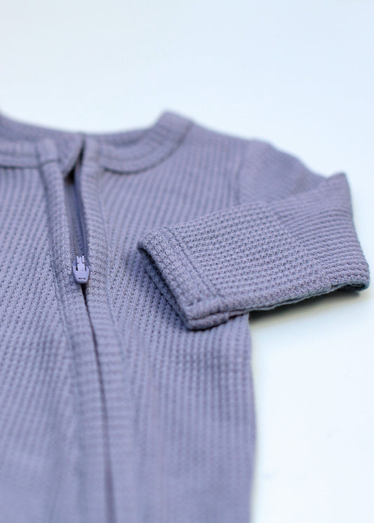 Zipped Premature Baby Sleepsuit, Fold-Over Mitts - Blue Sleepsuit / Babygrow Little Dreamer 