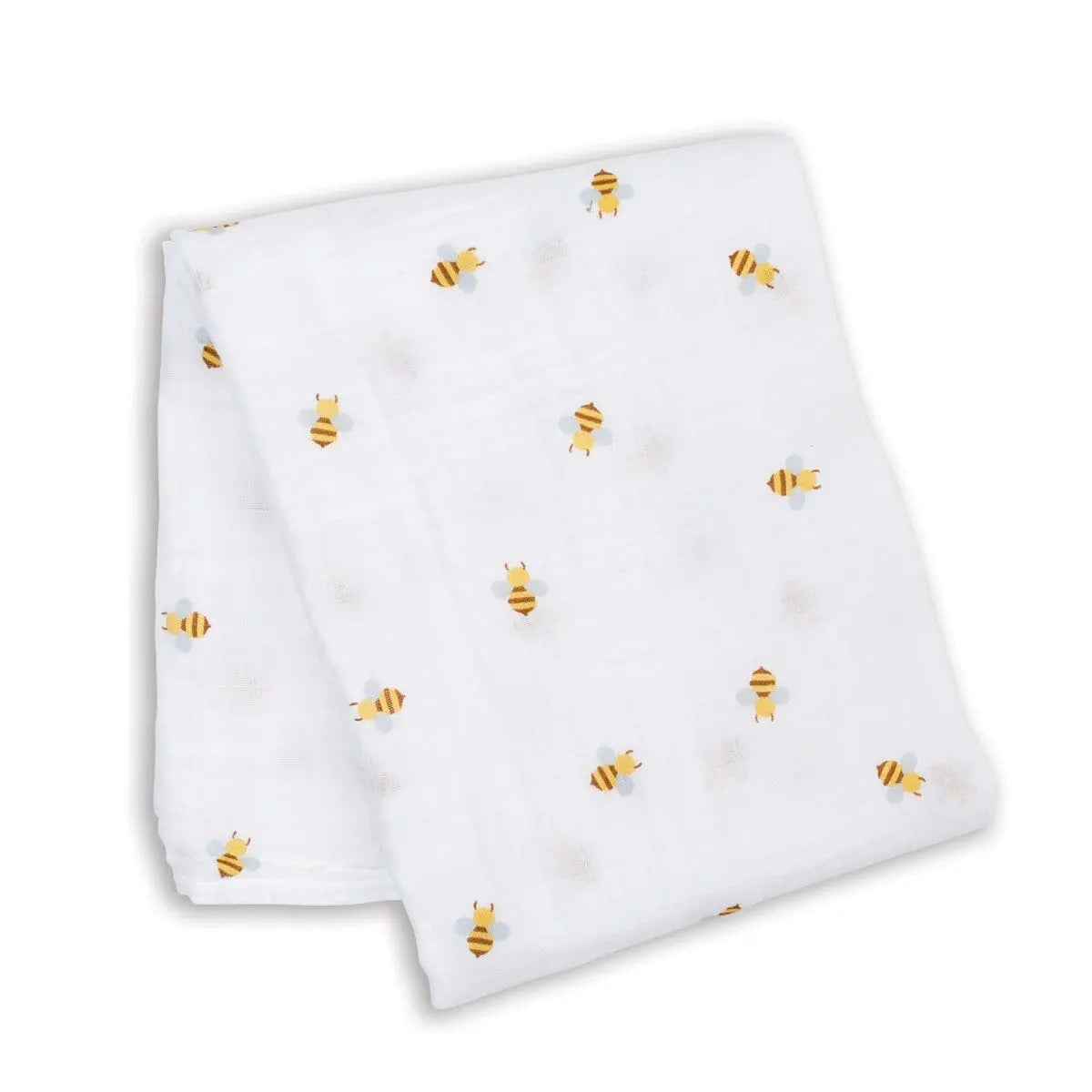 Bees - Muslin Swaddle, 100 x 100 cm Swaddle Blanket Lulujo 