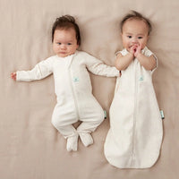 Ergopouch - Organic All Year Cocoon Swaddle Bag -Oatmeal Marle -1 Tog Sleeping Bag ErgoPouch - Australia 