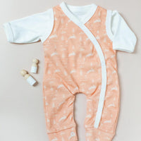 Dungaree & Top Set, Leaping Bunnies, Premium 100% Organic Cotton Dungaree Tiny & Small 