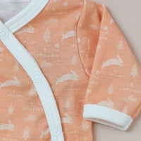 Prem Sleepsuit, Leaping Bunnies, Premium 100% Organic Cotton Tiny & Small