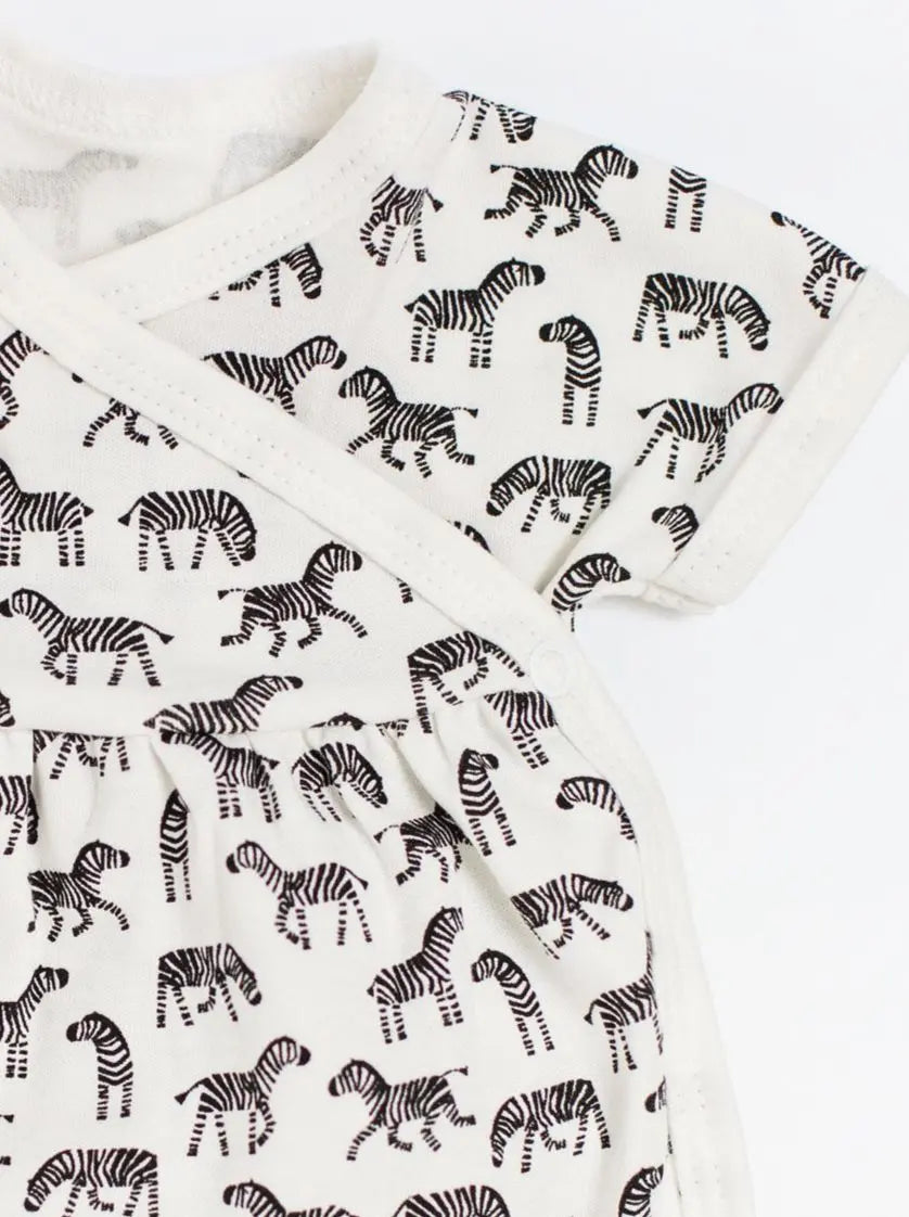 Dress, Little Zebras, Premium 100% Organic Cotton Tiny & Small
