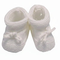White Knitted Booties