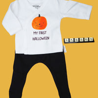 My First Halloween Pumpkin Top and Leggings - Multiple Colours