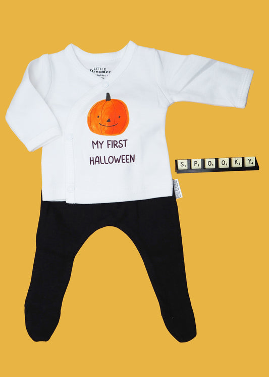 My First Halloween Pumpkin Top and Leggings - Multiple Colours