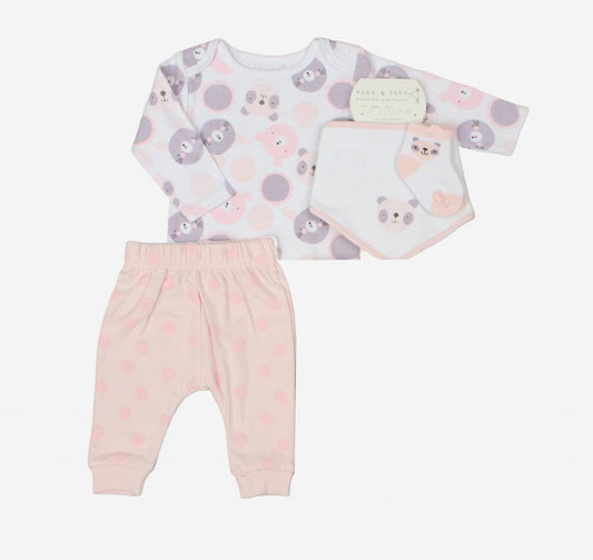 Bear 4 Piece Gift Set Set Pure & Soft 