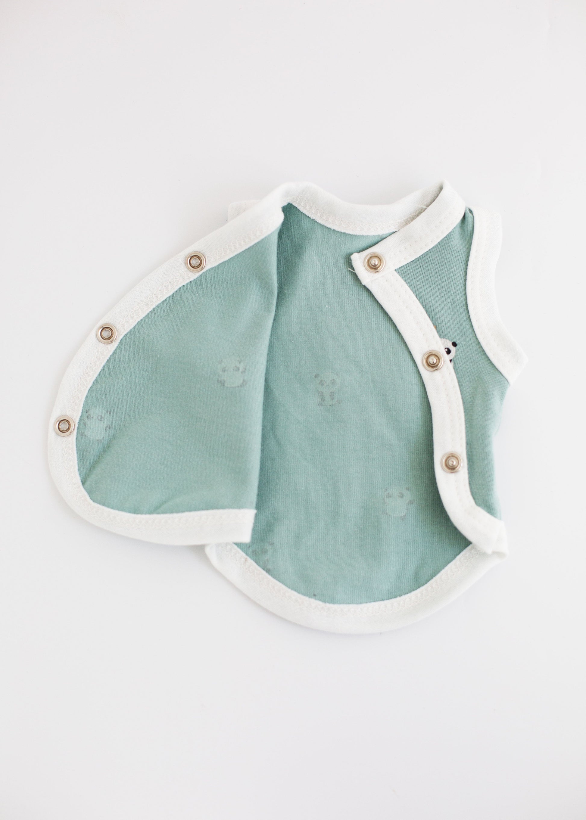 Incubator Vest & Round Hat Set, Pandas Incubator Vest & Hat Set Tiny & Small 