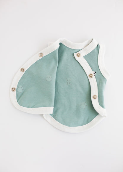 Incubator Vest & Round Hat Set, Pandas Incubator Vest & Hat Set Tiny & Small 