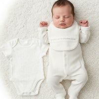 Ribbed Velour Nursery Layette Set Set Rock a Bye Baby 
