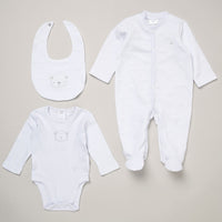 Teddy Textured Layette Set Set Rock a Bye Baby 