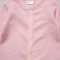 Heart Textured Layette Set Set Rock a Bye Baby 