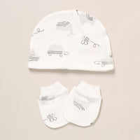 Monochrome Elephant 5 Piece Layette Set Set Rock a Bye Baby 