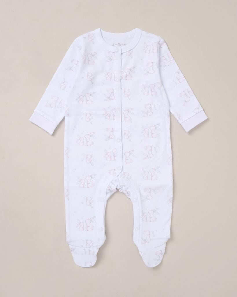 "I Love You" Rabbit design 5 Piece Layette Gift Set - 3 sizes. Set Rock a Bye Baby 