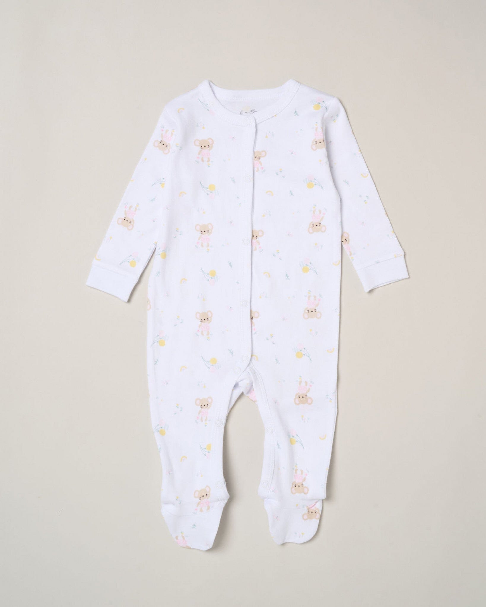 "Hello Baby" Mouse and Balloon 5 Piece Layette Gift Set - 3 sizes. Set Rock a Bye Baby 