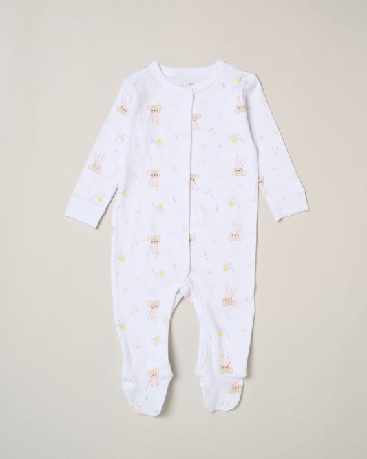 "Hello Baby" Mouse and Balloon 5 Piece Layette Gift Set - 3 sizes. Set Rock a Bye Baby 