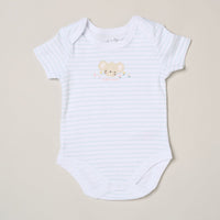 "Hello Baby" Mouse and Balloon 5 Piece Layette Gift Set - 3 sizes. Set Rock a Bye Baby 