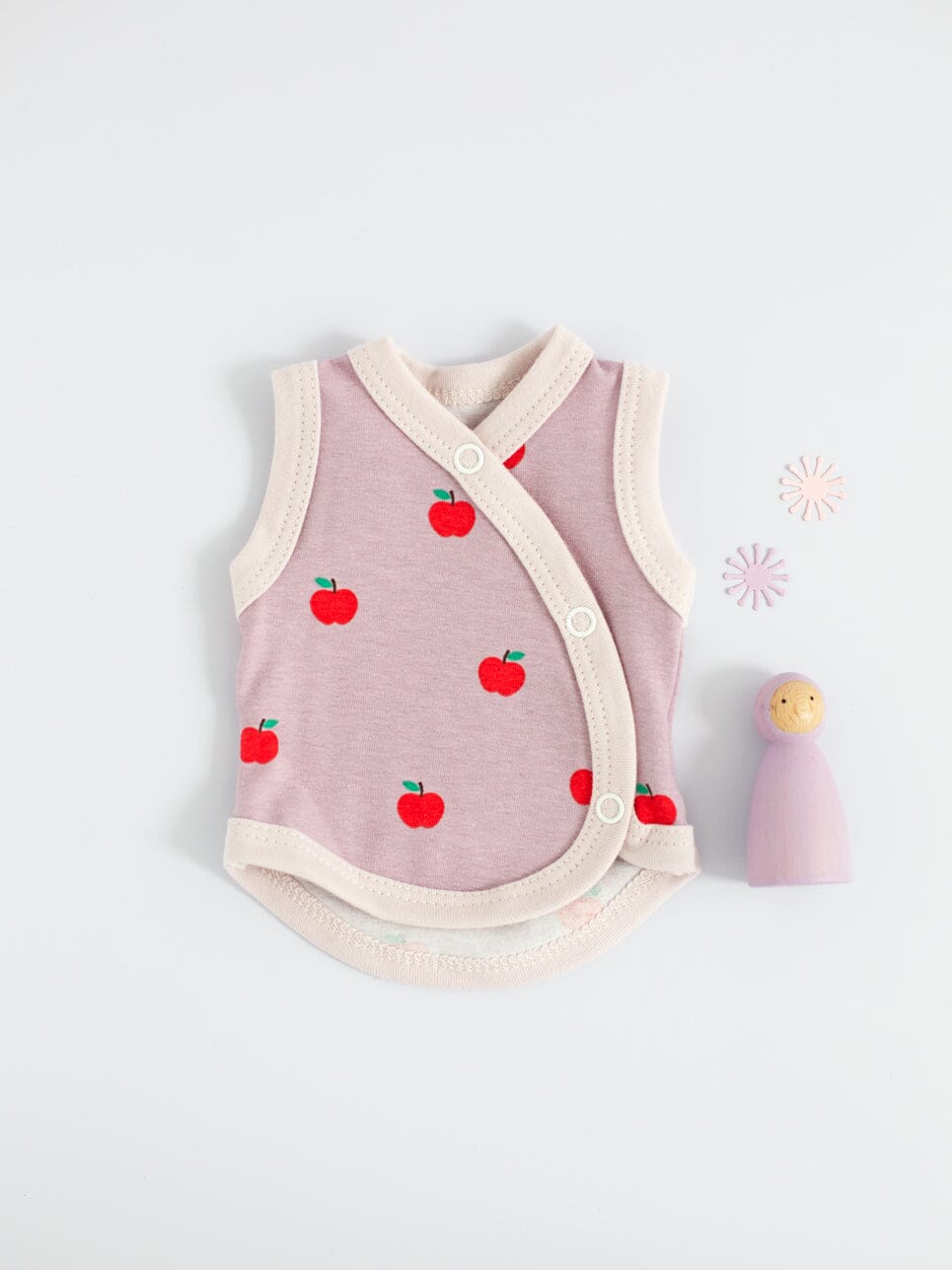 Premature Baby Clothes, Vest, Orchard - Incubator Vest - Tiny & Small