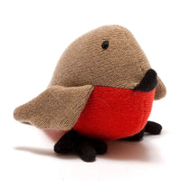 Knitted Cotton Robin Toy Best Years 
