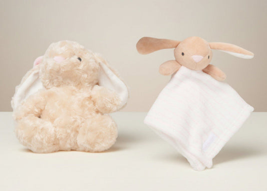 Rabbit Toy and Comforter Set by Snuggle Tots Soft Touch