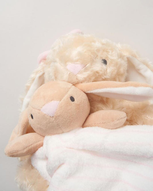 Rabbit Toy and Comforter Set by Snuggle Tots Soft Touch
