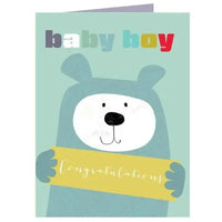 Cards & Message Cards & Gift Wrap Little Mouse Baby Clothing & Gifts Mini New Baby Boy Bear 