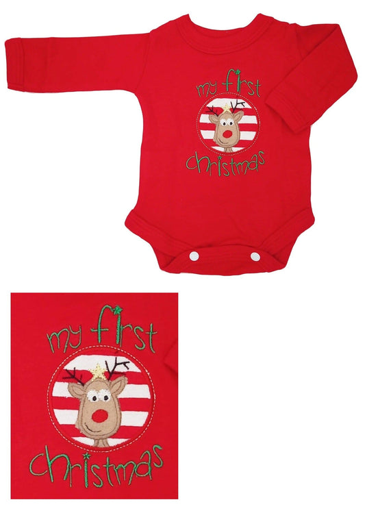 My First Christmas Premature Baby Bodysuit