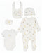 'Hello Baby Animals' 5 Piece Layette Gift Set Rock a Bye Baby