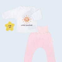 2 Piece Printed Top & Pink Trouser Set, Little Sunshine Little Mouse Baby Clothing & Gifts