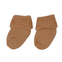 Mustard Stay-on Towelling Premature Baby Socks Little Mouse Baby Clothing & Gifts