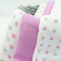 100% Pure Cotton Muslin - 70cm x 70cm - Violet (One Muslin) Muslin Muslinz 