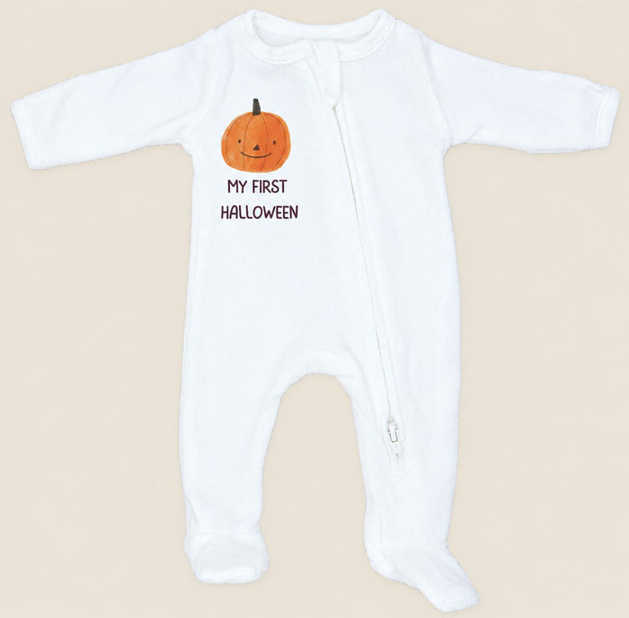 Pumpkin Sleepsuit - My first Halloween (100% cotton) 