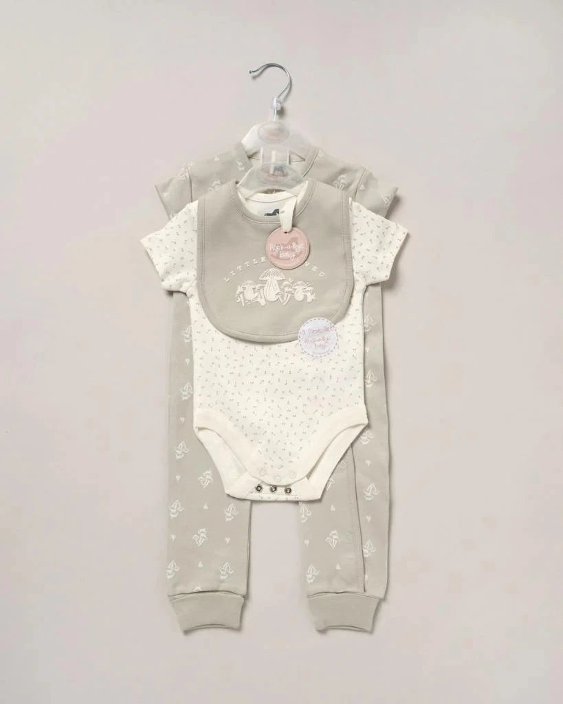 Woodland 3 Piece Layette Set Set Rock a Bye Baby 