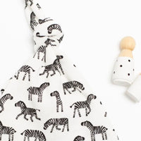 Premature Baby Hat, Knotted, Little Zebras, Premium 100% Organic Cotton Tiny & Small