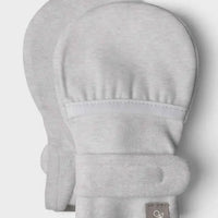Stay-On Scratch Mittens - Storm Grey Scratch Mitts Goumikids 
