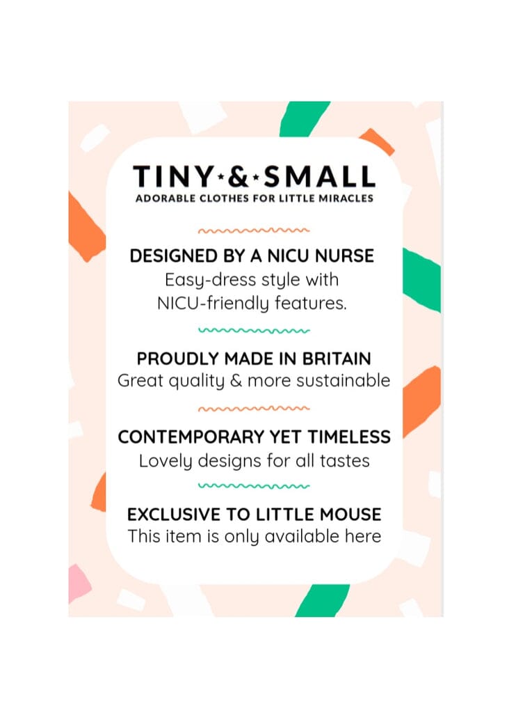 Incubator Vest, Midnight Snow Bodysuit / Vest Tiny & Small 