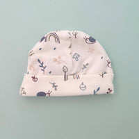Preemie Round Hat, Acorn Wood Hat Tiny & Small 