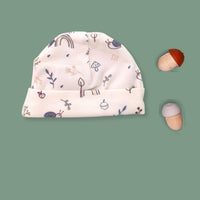 Preemie Round Hat, Acorn Wood Hat Tiny & Small 