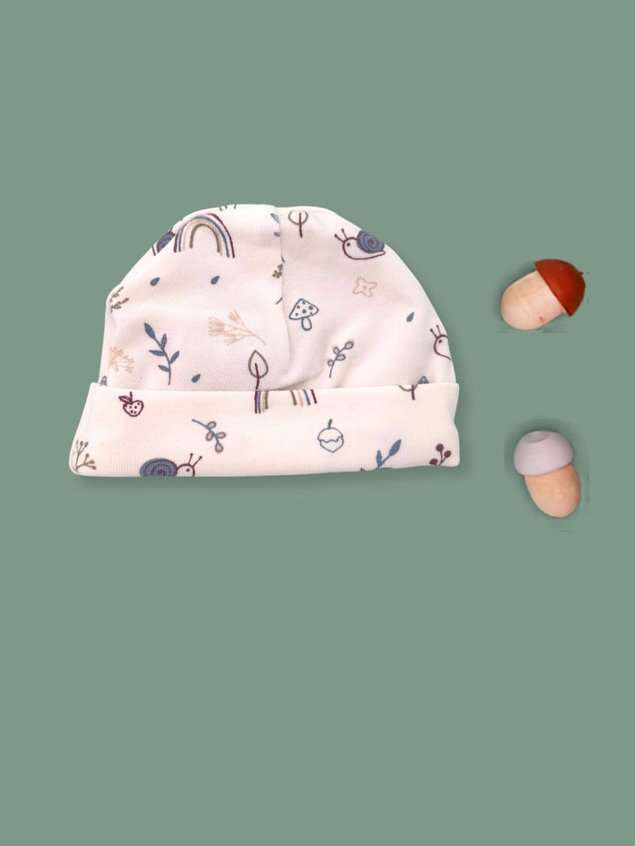 Preemie Round Hat, Acorn Wood